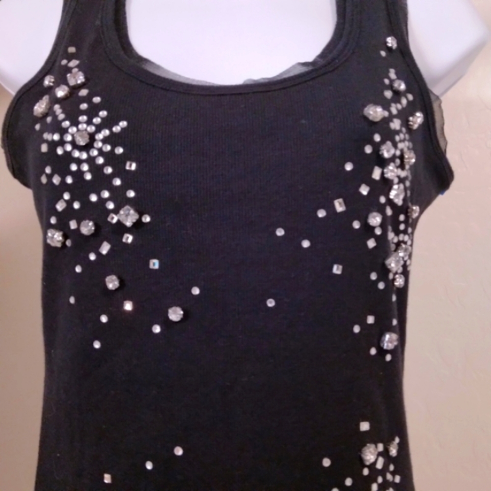 INC International Concepts Jeweled Tank Top - Picture 2 of 10